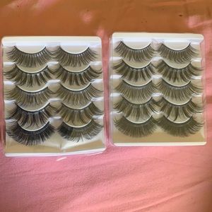 Black Eyelashes (10 pairs)